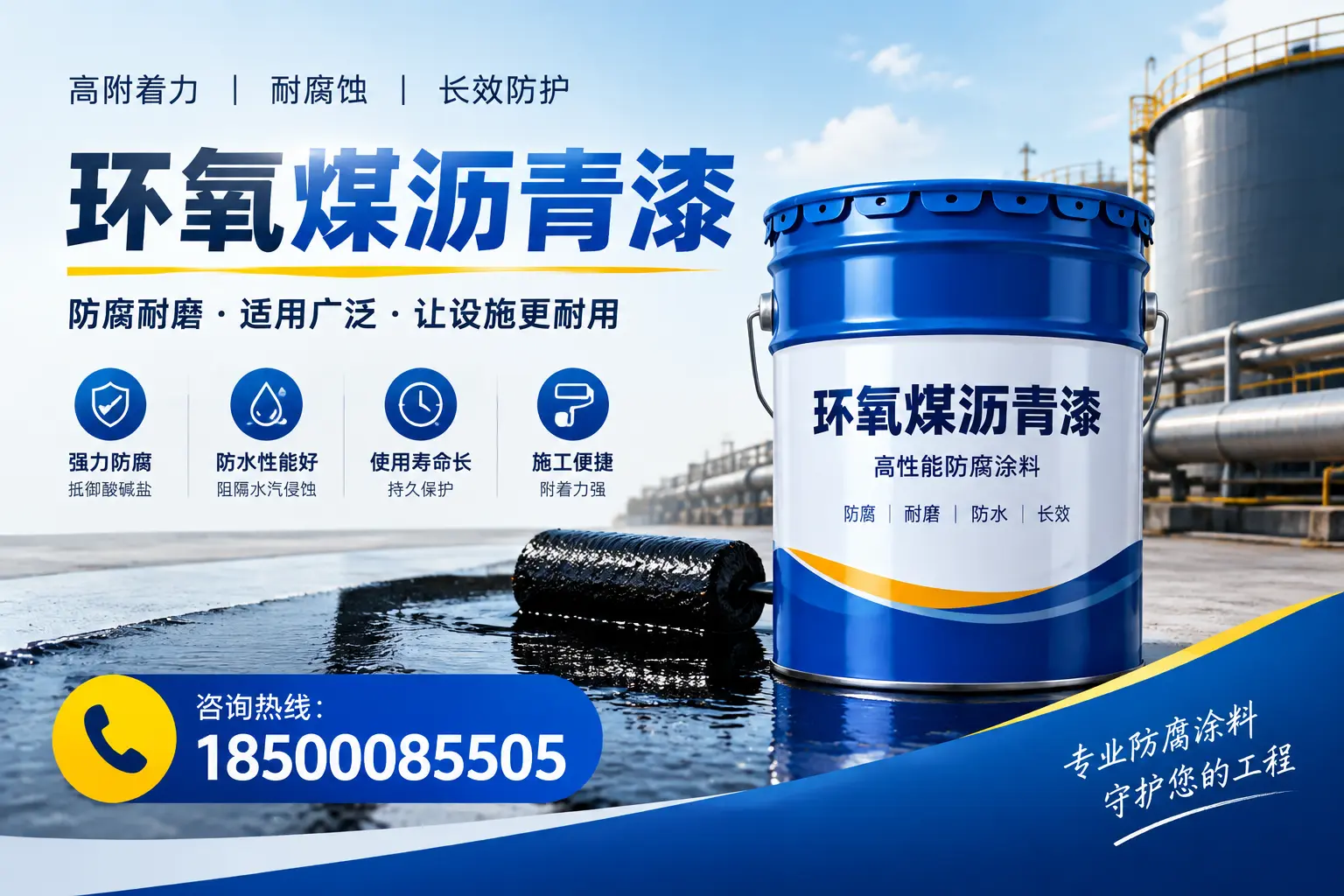 环氧煤沥青漆与其他涂料的对比分析,助力天水企业决策
